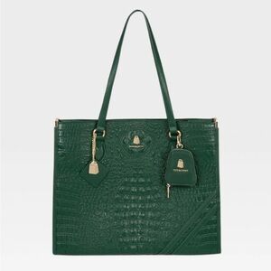 NWT Tote&Carry Statement City Tote Bag - Emerald